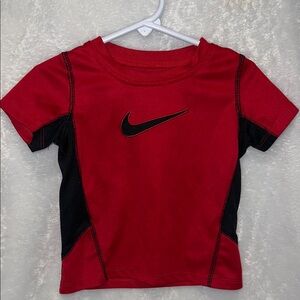 Nike Red and Black Short Sleeve Tee